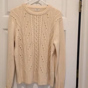 “J Crew” Ivory sweater
